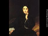 Eugene-emmanuel Amaury-duval Canvas Paintings - Madame de Loynes